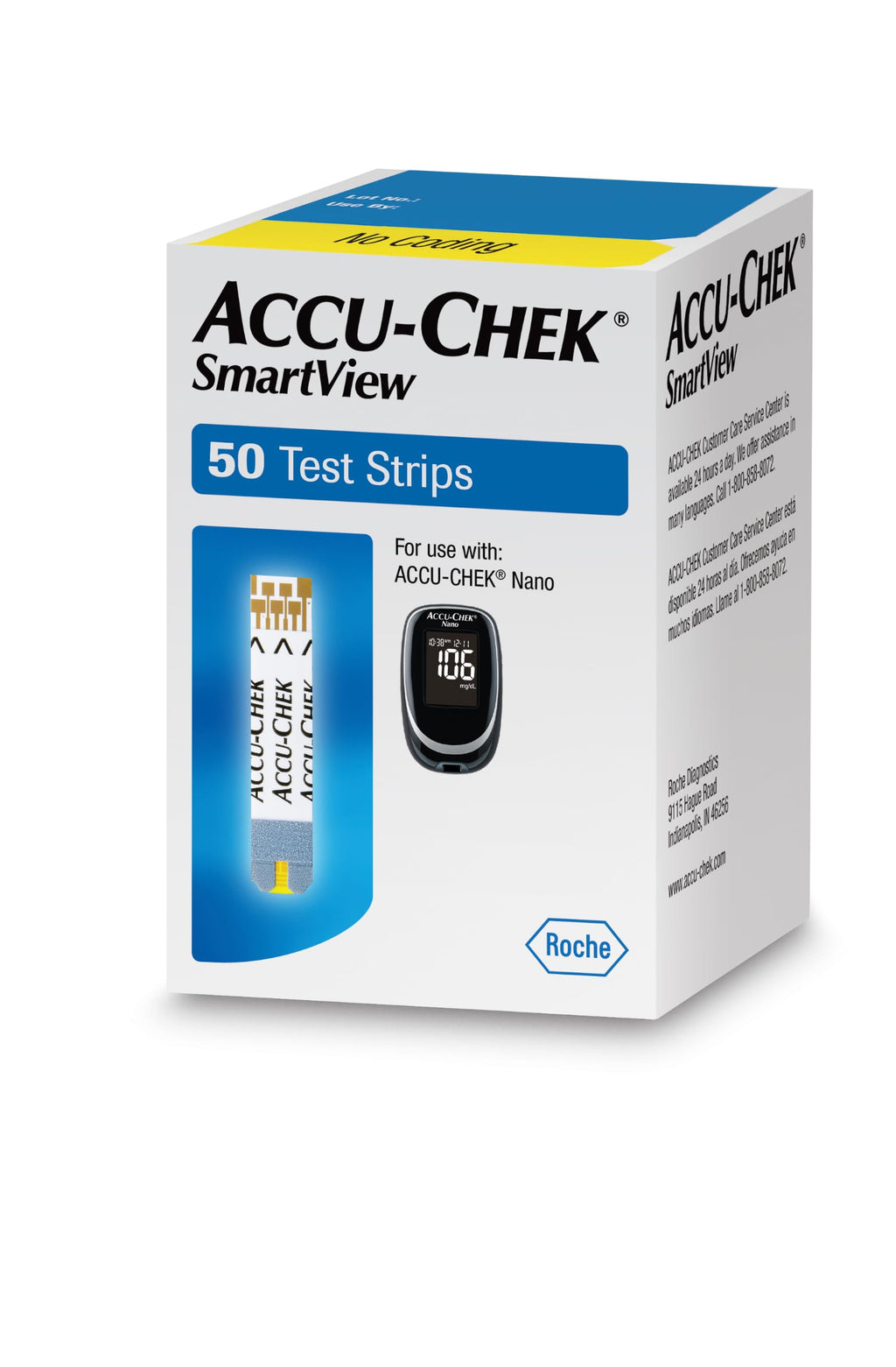 Blood Glucose Test Strips Pack of 50 D3369