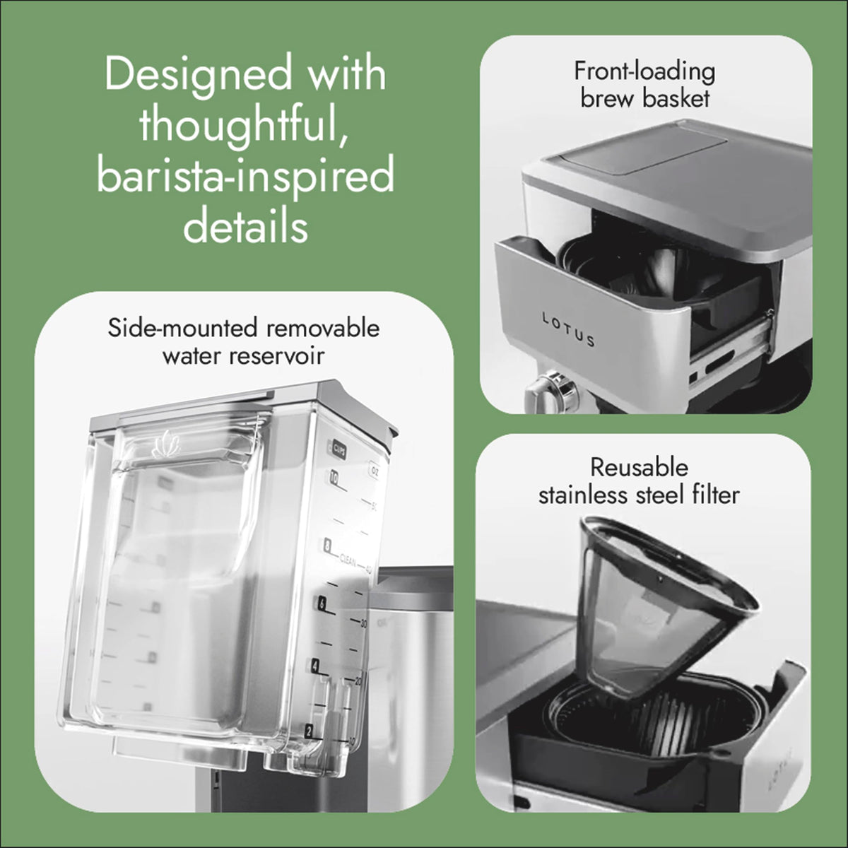 Programmable 10-Cup Stainless Steel Coffee Maker I743