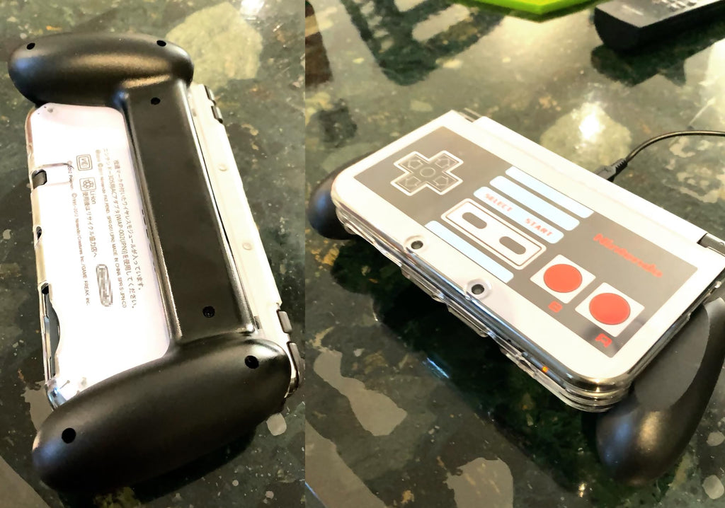 Black Hand Grips + Protective Crystal Cover W19058