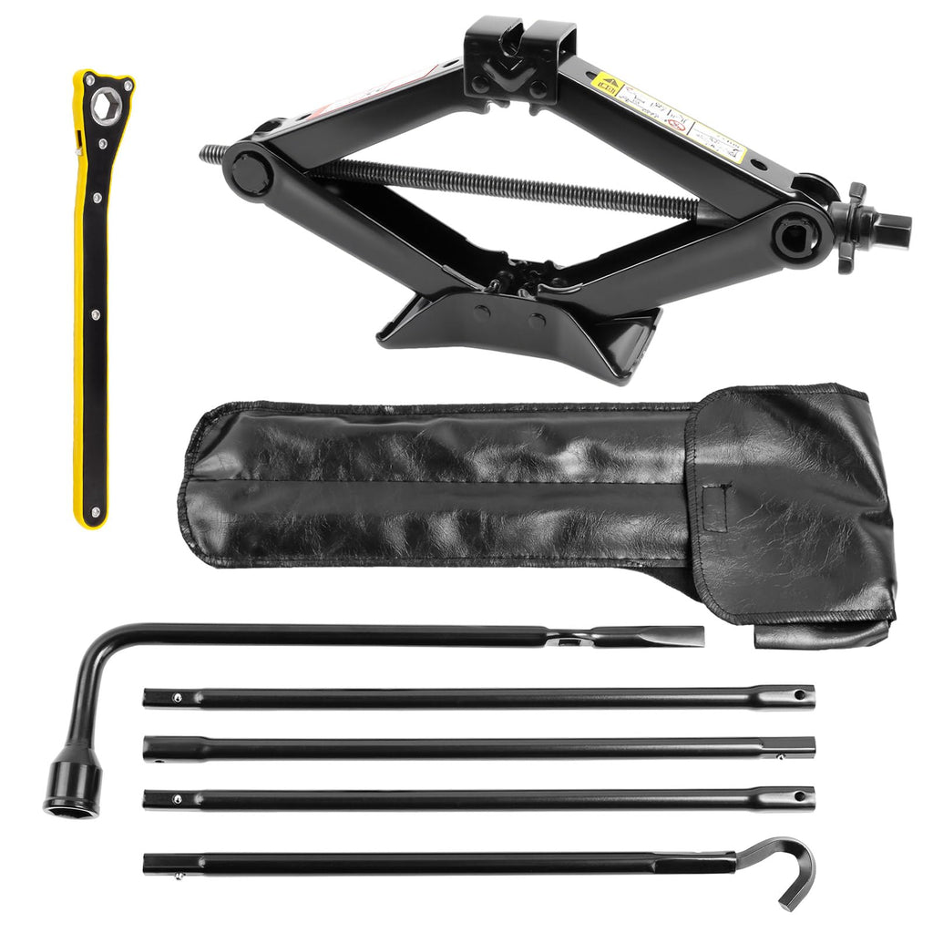 Spare Tire Jack Tool Kit with Ratchet Wrench Z68442