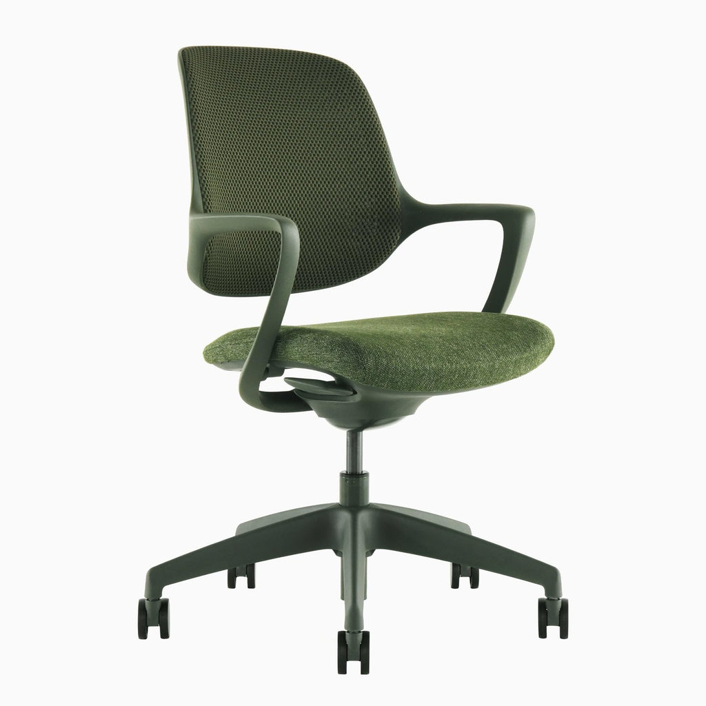 Orange White Low Back Office Chair P78813