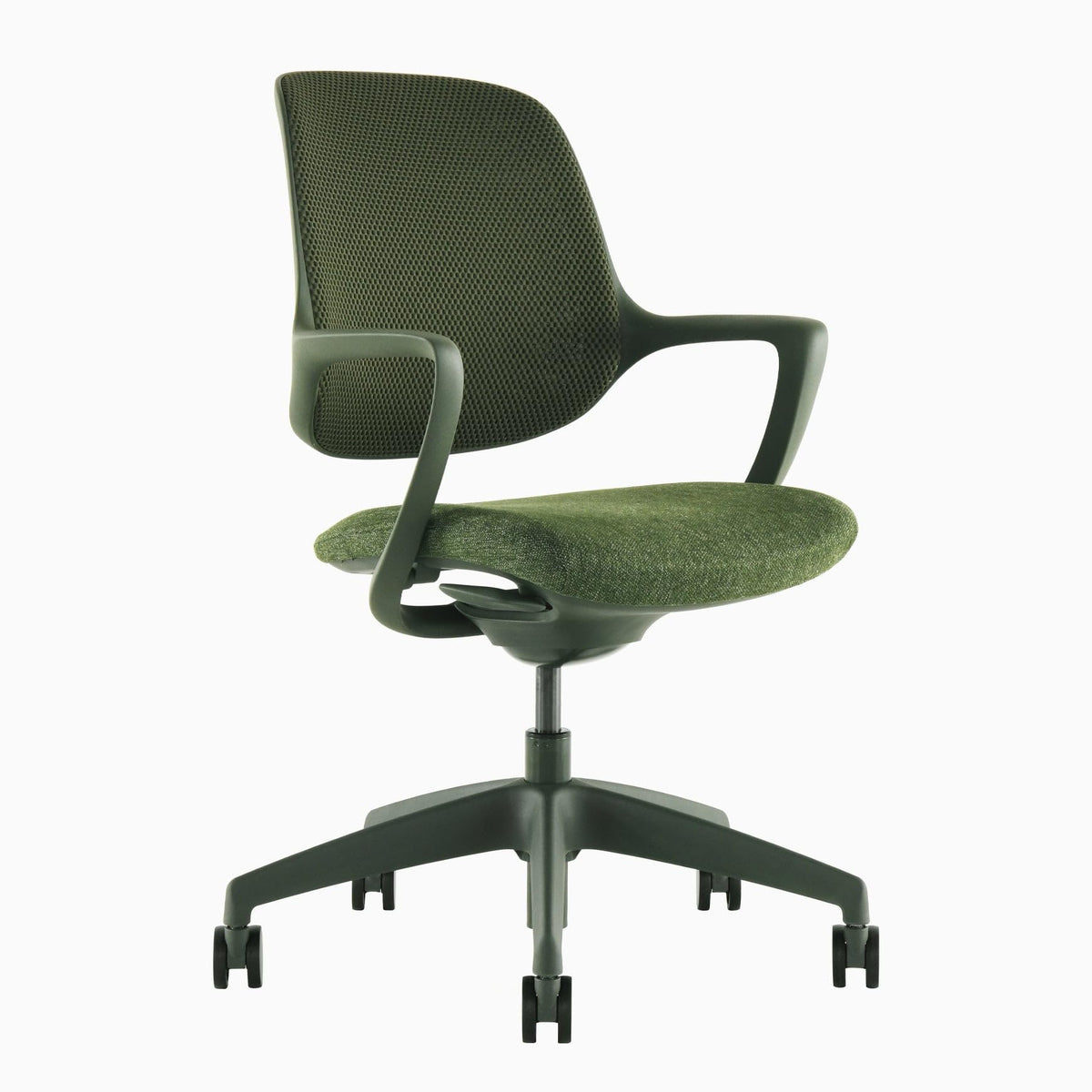 Orange White Low Back Office Chair P78813