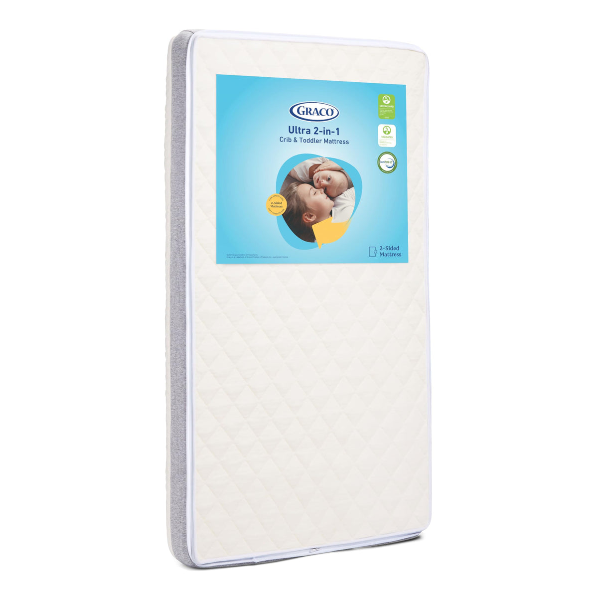 2-in-1 Dual Sided Baby Crib & Toddler Mattress V989894