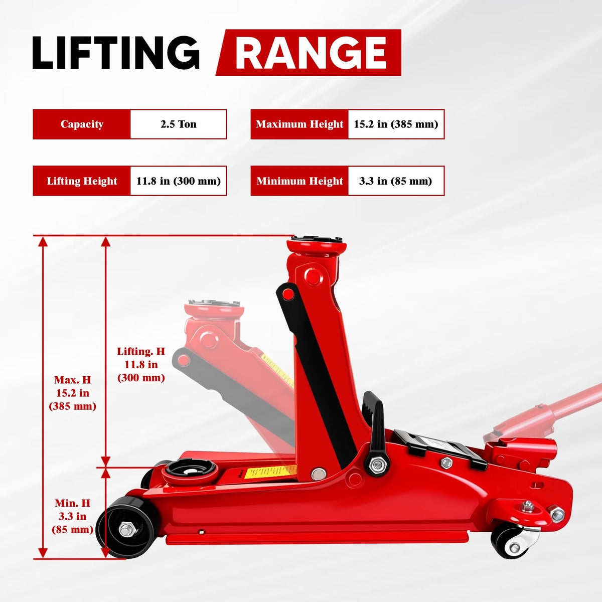 2.5 Ton Low-Profile Hydraulic Floor Jack V607201