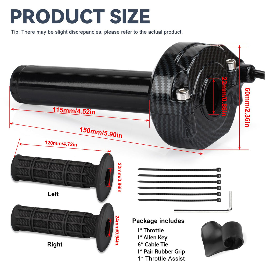 Waterproof Twist Throttle Kit for Electric Dirt Bike H38733