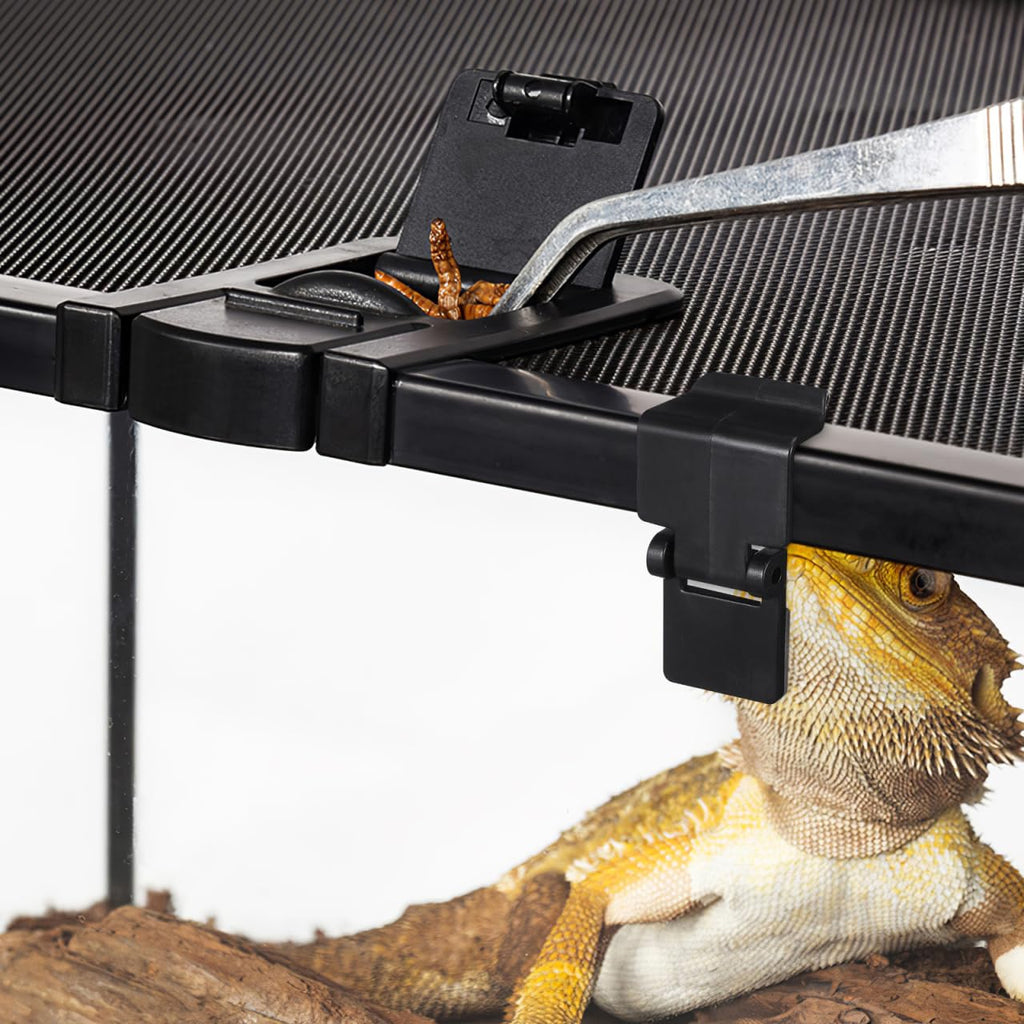 6Pcs Plastic Reptile Terrarium Screen Clips Z247