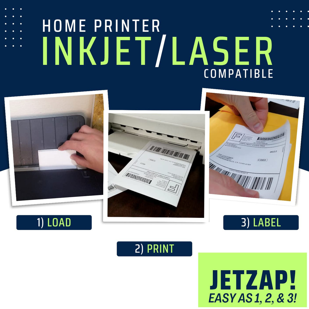 4x6 Shipping Labels for Inkjet and Laser Printers 120 Pack A819574