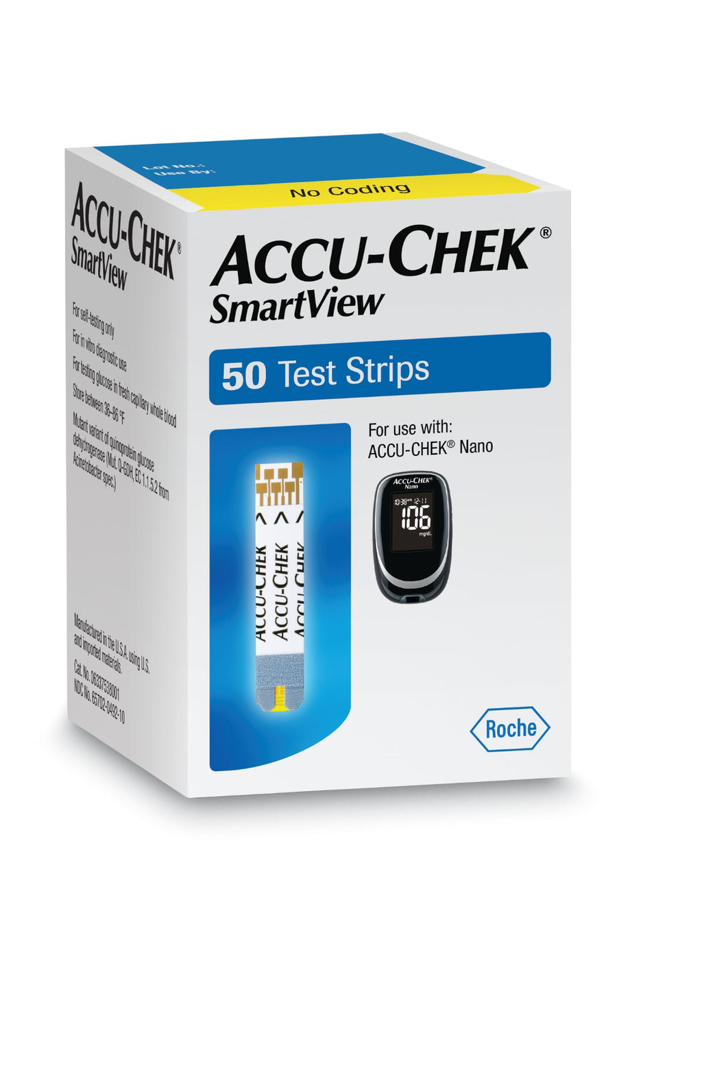 Blood Glucose Test Strips Pack of 50 D3369