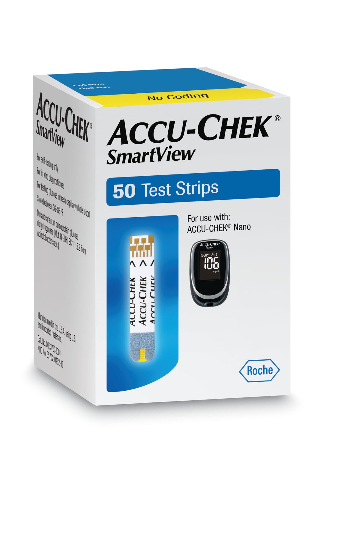 Blood Glucose Test Strips Pack of 50 D3369