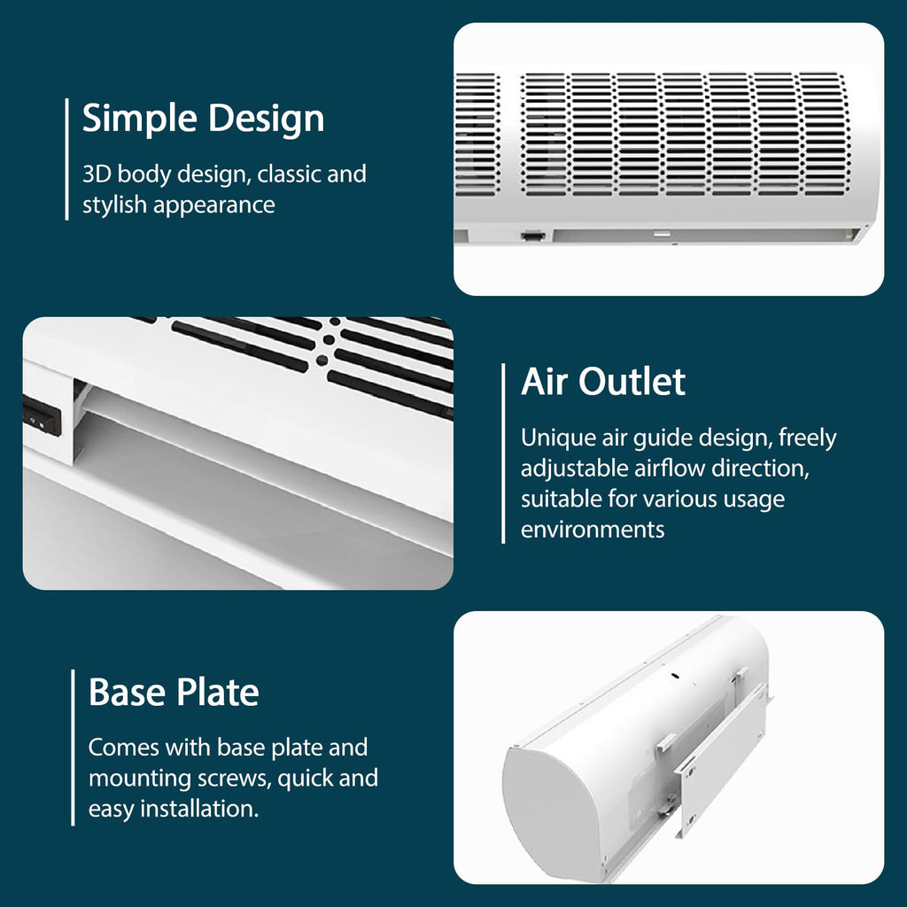 Commercial Indoor Wall Mounted Air Curtain Machine U414