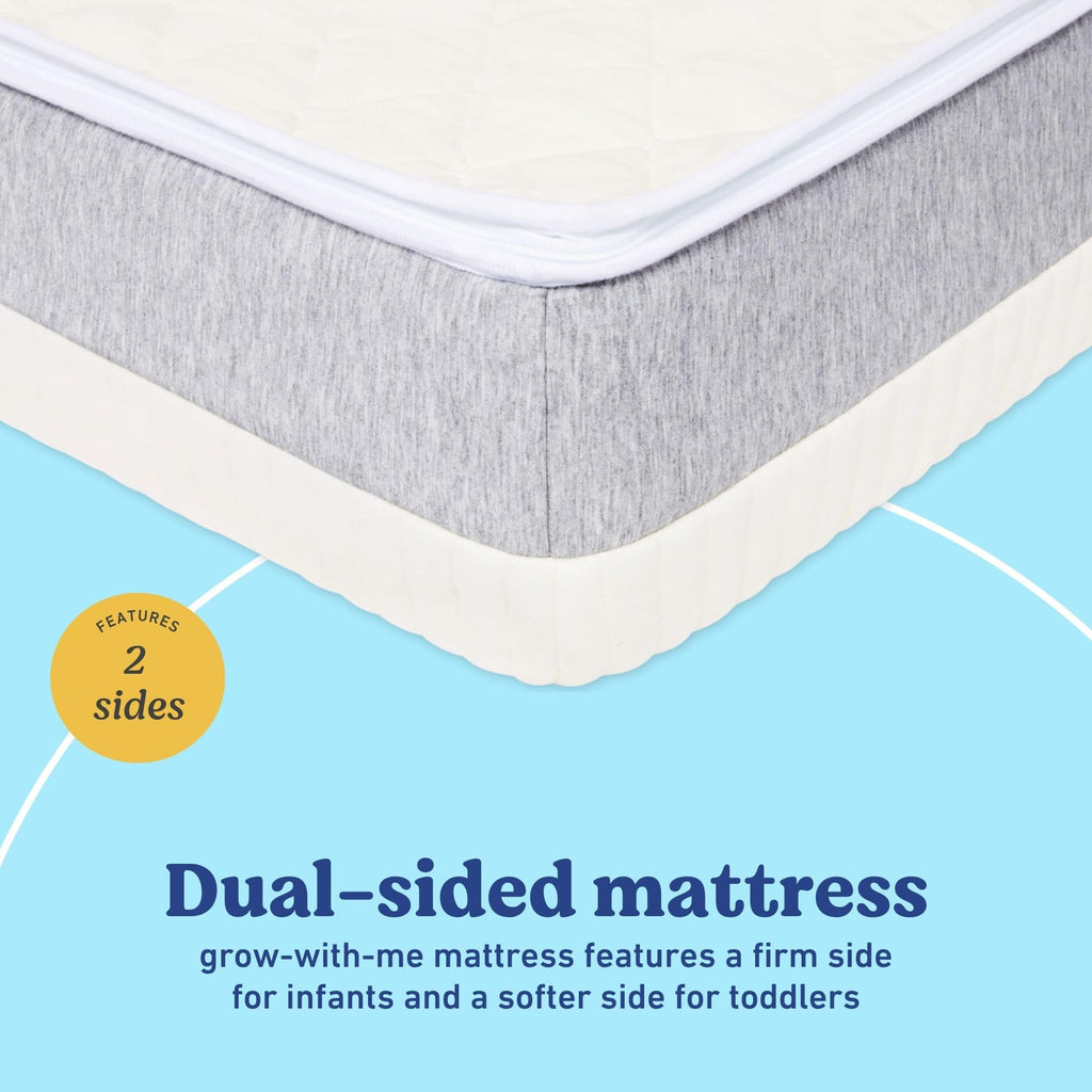2-in-1 Dual Sided Baby Crib & Toddler Mattress V989894