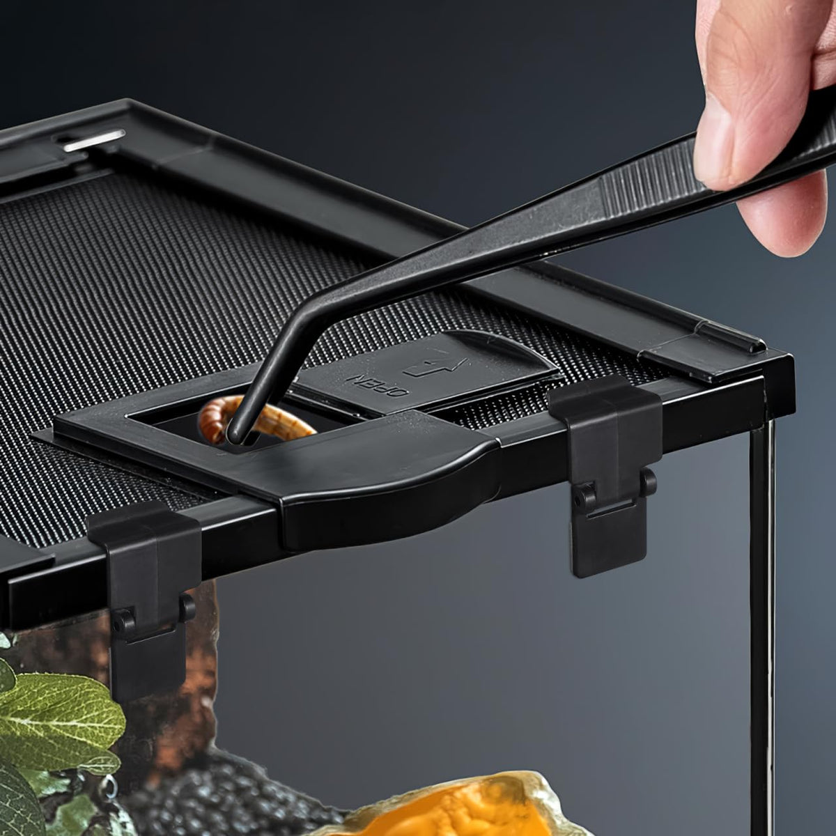 6Pcs Plastic Reptile Terrarium Screen Clips Z247