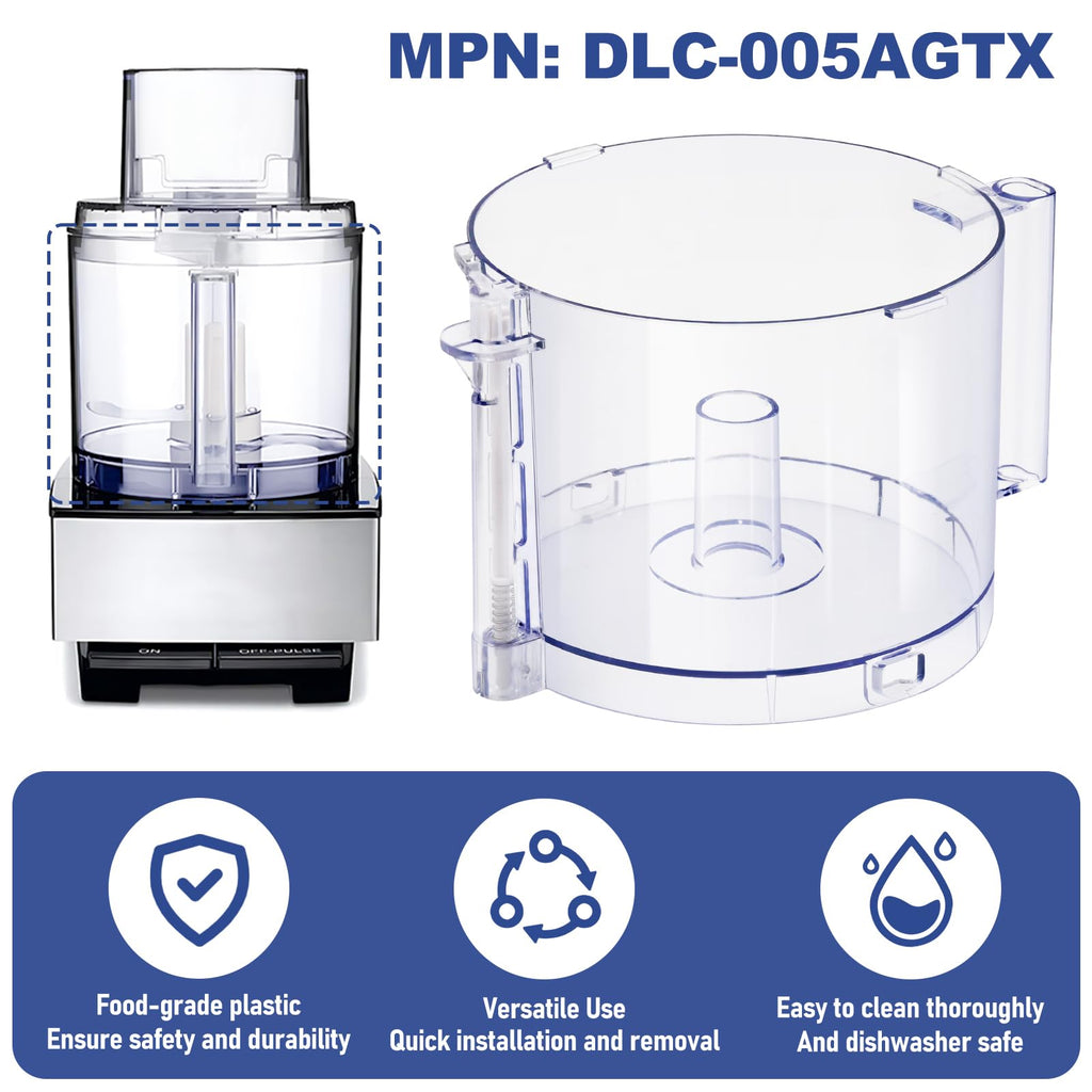 14-Cup Food Processor Work Bowl Replacement with Handle T879