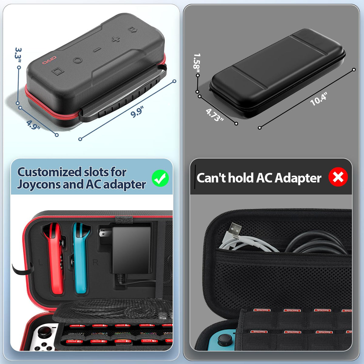 Switch OLED Carrying Case with 20 Games H534908