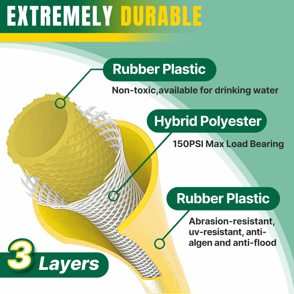 Lightweight Kink Free 5/8" x 100 FT Garden Hose I479741