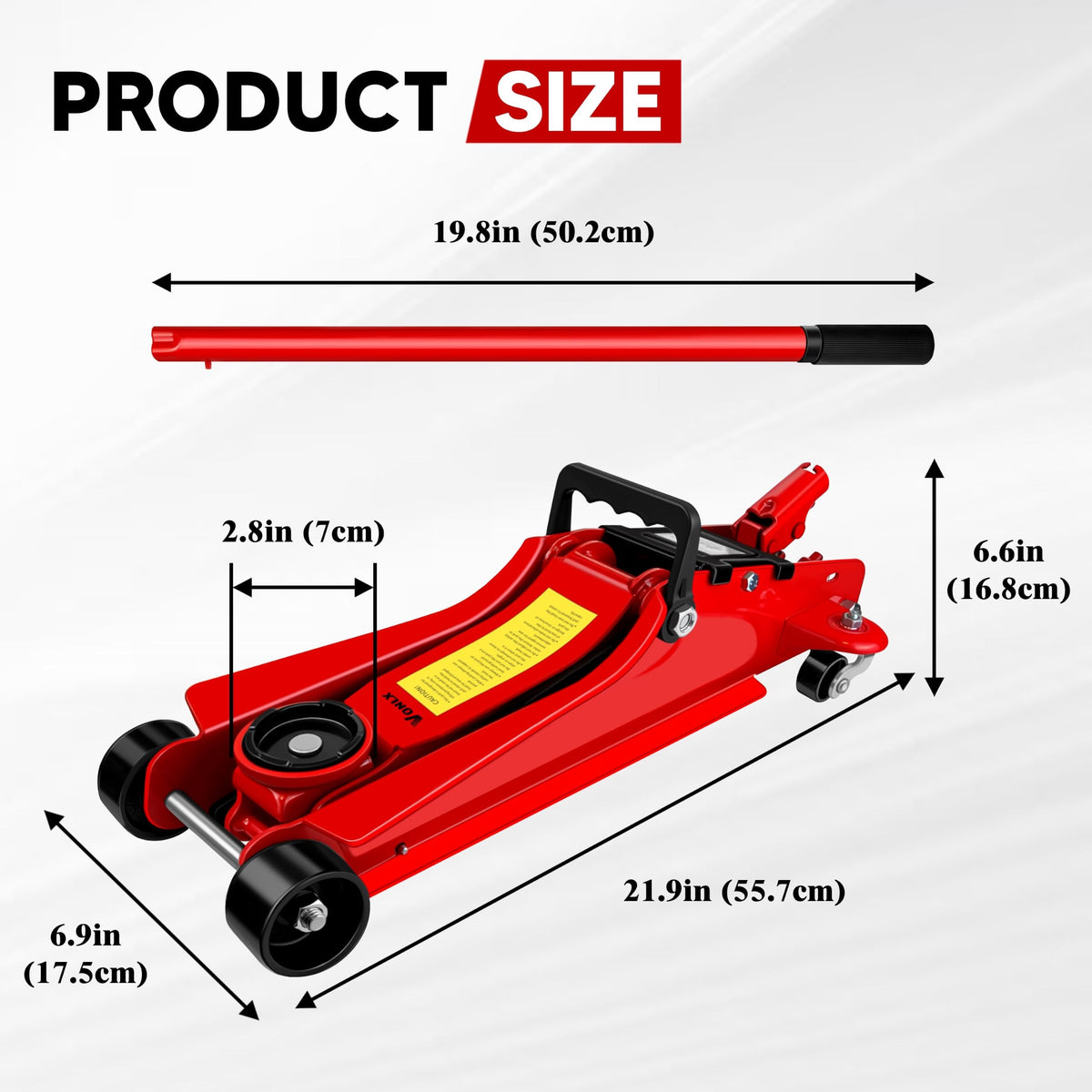 2.5 Ton Low-Profile Hydraulic Floor Jack V607201