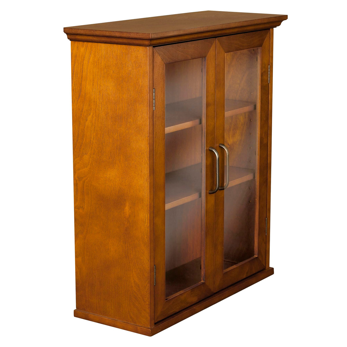 Wooden Over The Toilet Bathroom Medicine Cabinet with 2 Adjustable Shelves I553589
