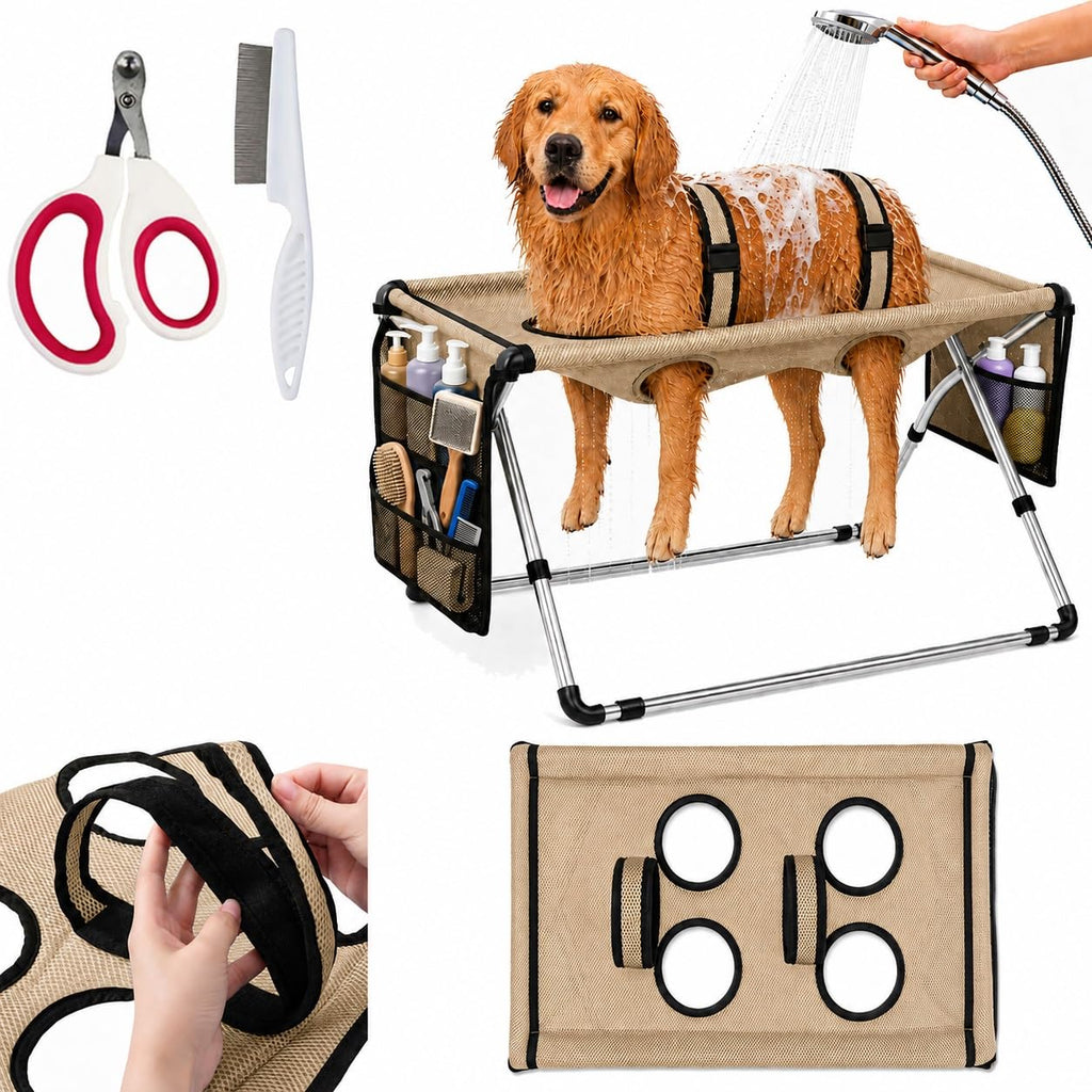 Foldable Pet Bathing Stand Hammock H8975