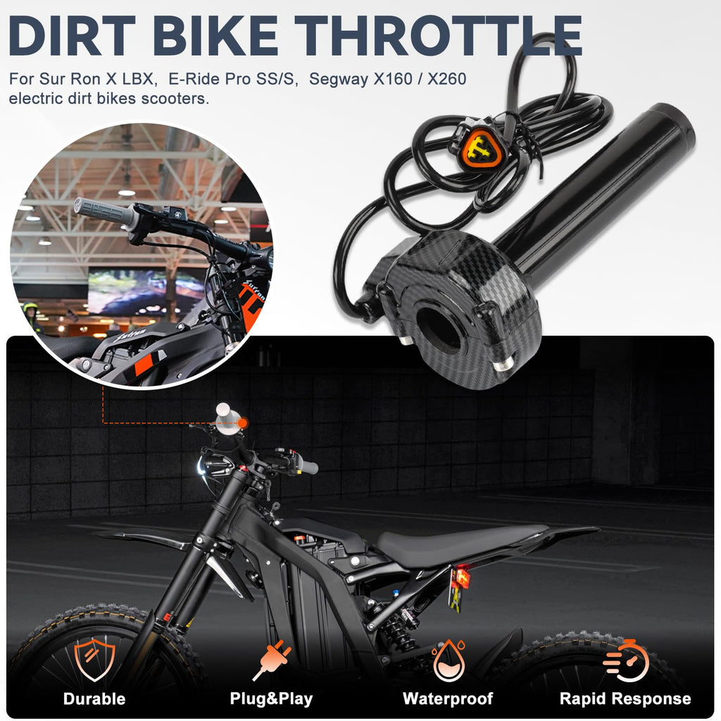 Waterproof Twist Throttle Kit for Electric Dirt Bike H38733