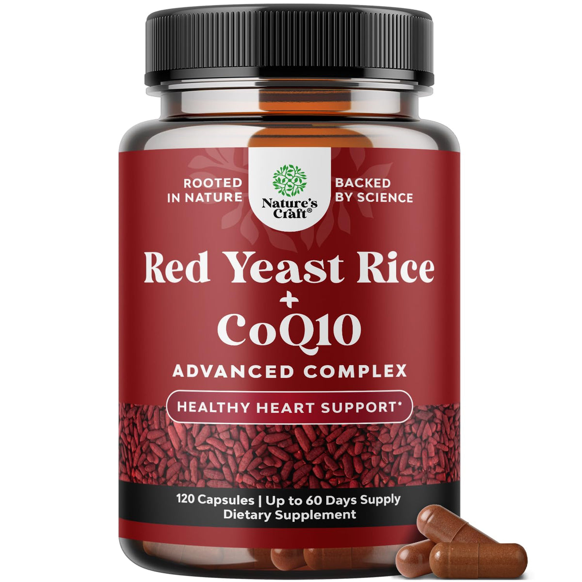 Red Yeast Rice with CoQ10 Supplement 120 Ct U667502