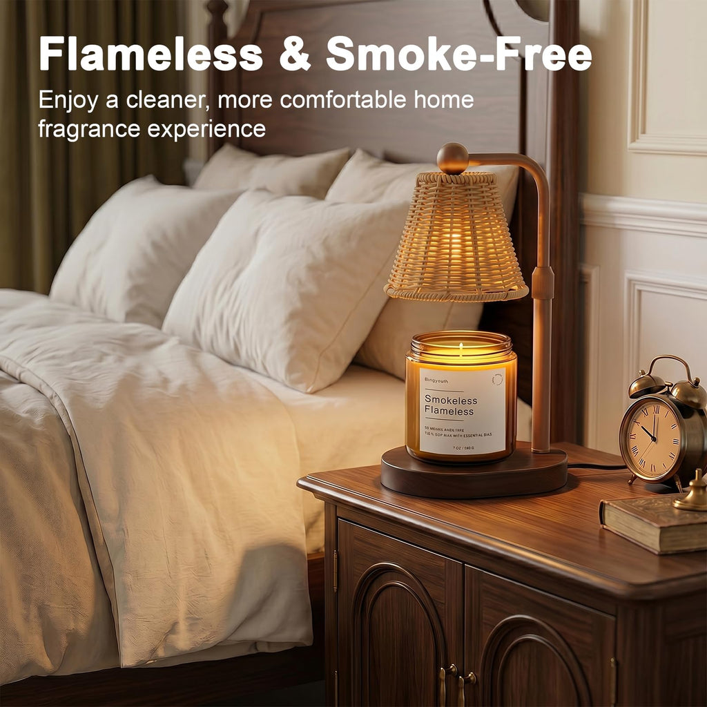 Candle Warmer Lamp with Timer, Brown L915