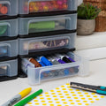 2 Pack 4 Drawer Plastic Storage Organizer I4178