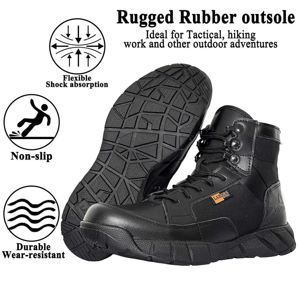 6 Inch Lightweight Tactical Combat Boots Coyote Military Hiking Shoes L160134