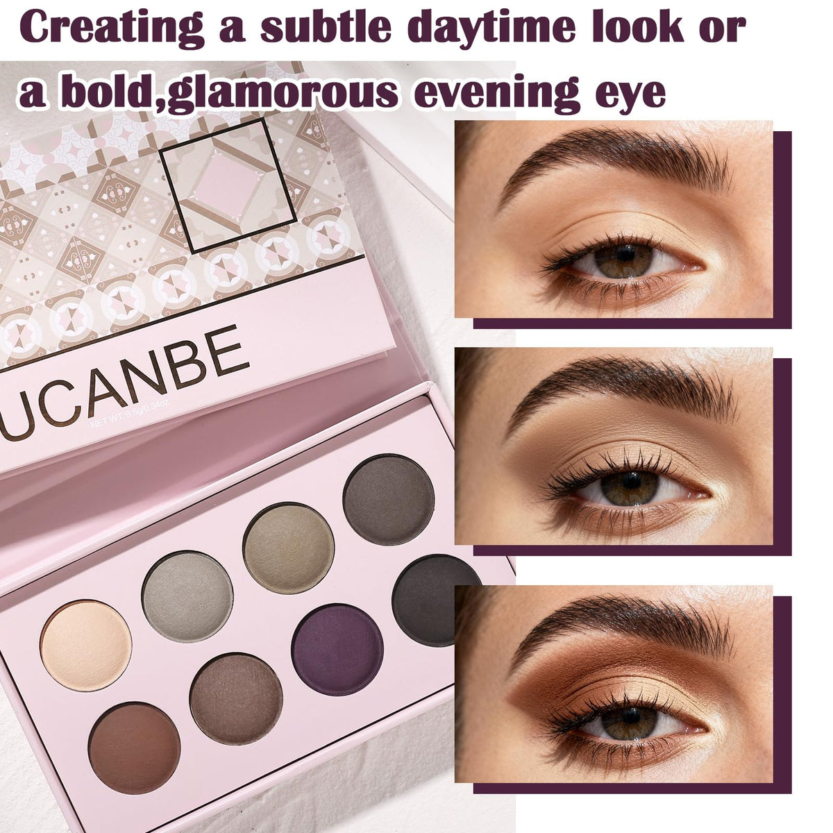 8 Color Nude Smokey Baked Matte Eyeshadow Palette O11266