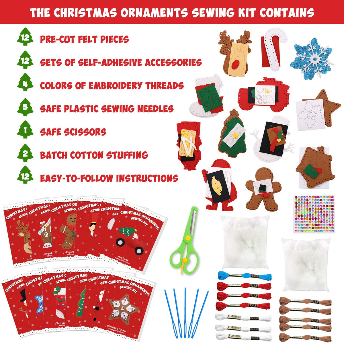 Christmas Sewing Kit for Kids K626