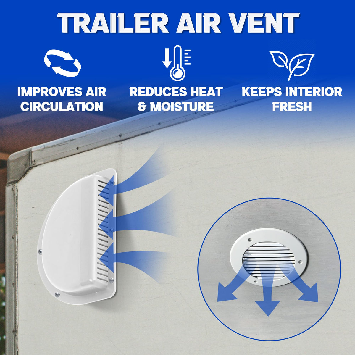 RV Vent Covers with Mounting Hardware H33277