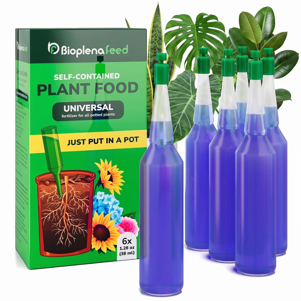 Liquid Plant Food Fertilizer 6-Pack Concentrated Nutrient Solution W69037