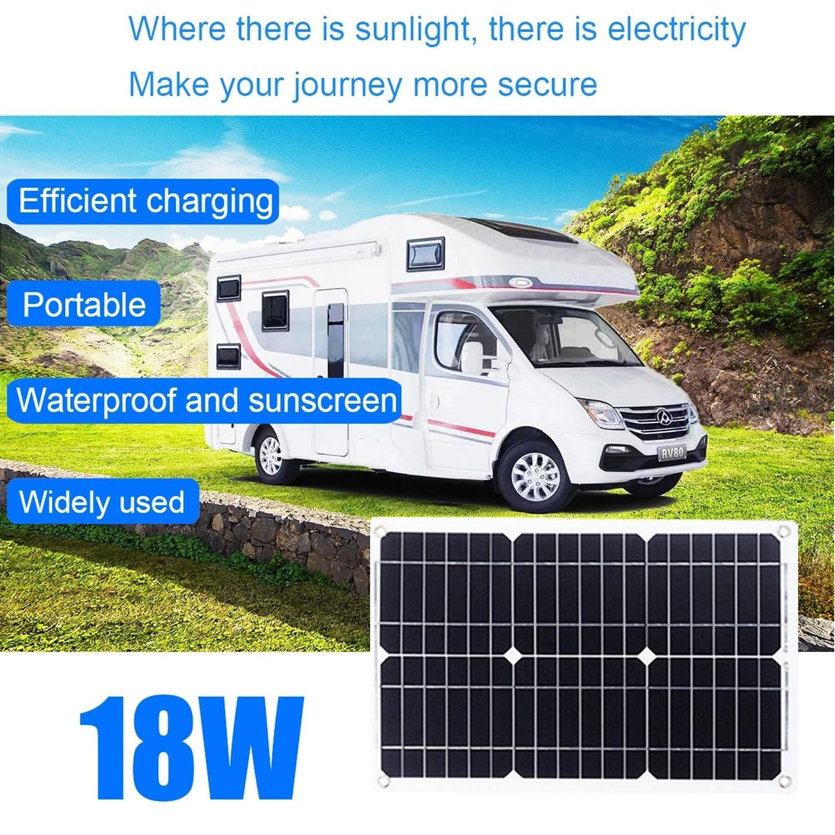 300W Off-Grid Solar Inverter Kit with 30A PWM Controller V80612