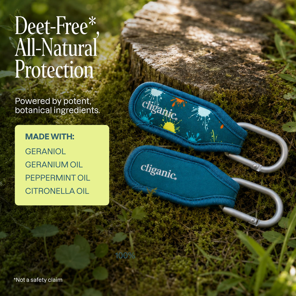 Mosquito Repellent Pack (1 Clip + 2 Refill Pellets) - Natural DEET-Free S8180