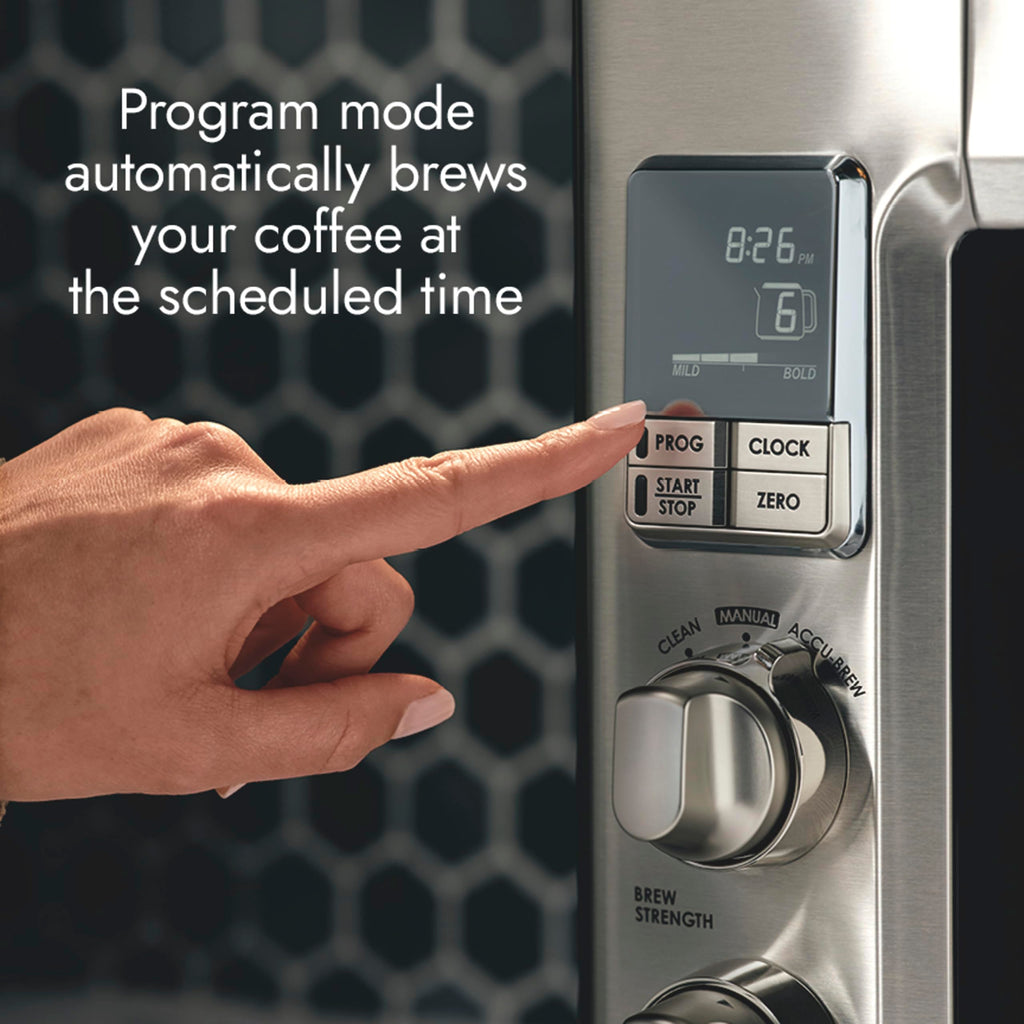 Programmable 10-Cup Stainless Steel Coffee Maker I743