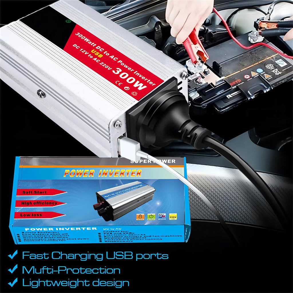 300W Off-Grid Solar Inverter Kit with 30A PWM Controller V80612