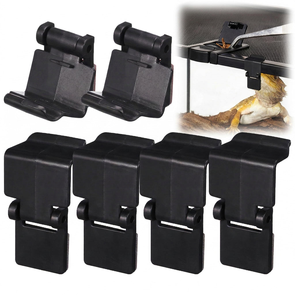 6Pcs Plastic Reptile Terrarium Screen Clips Z247