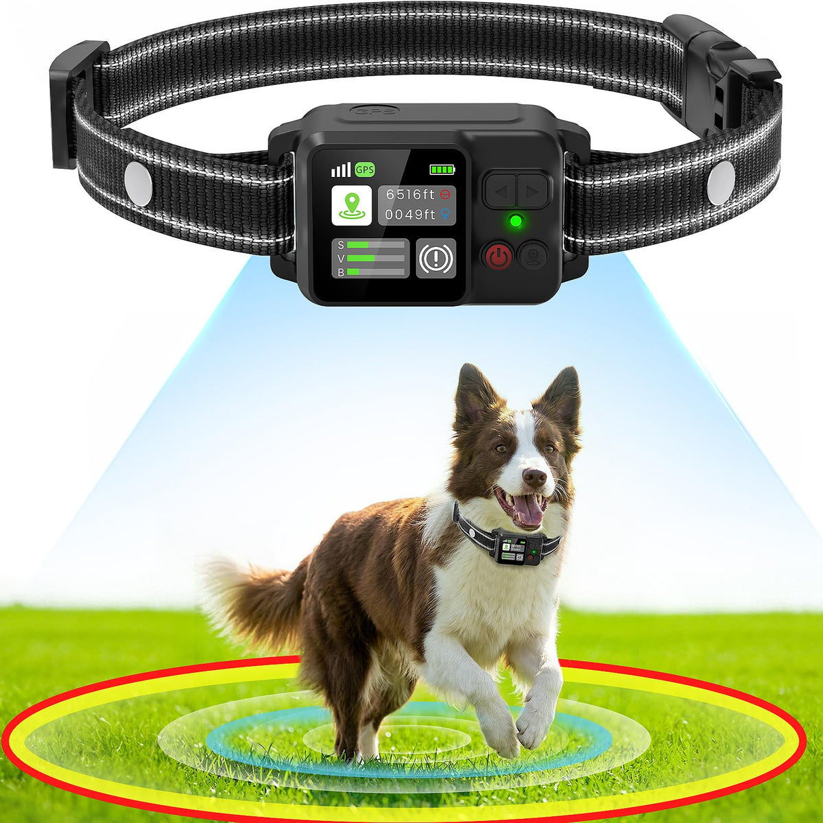 Wireless Dog Fence System, IP68 Waterproof E629413