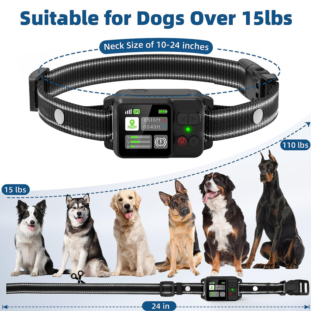Wireless Dog Fence System, IP68 Waterproof E629413