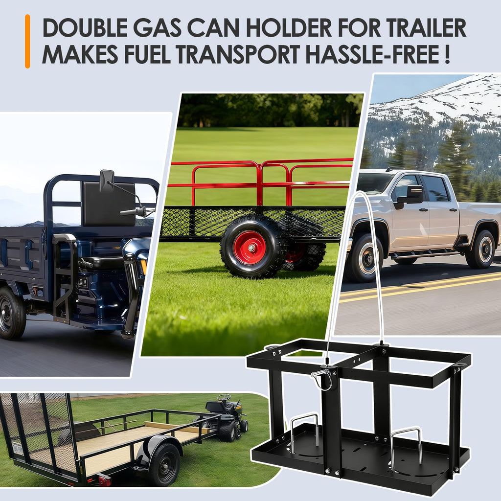 Gas Can Holder with Locking Strap G914