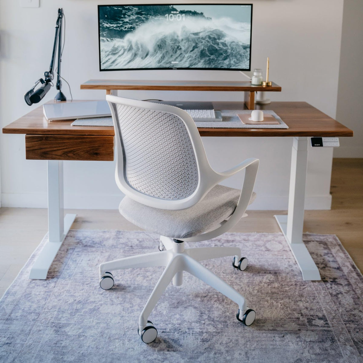 Orange White Low Back Office Chair P78813