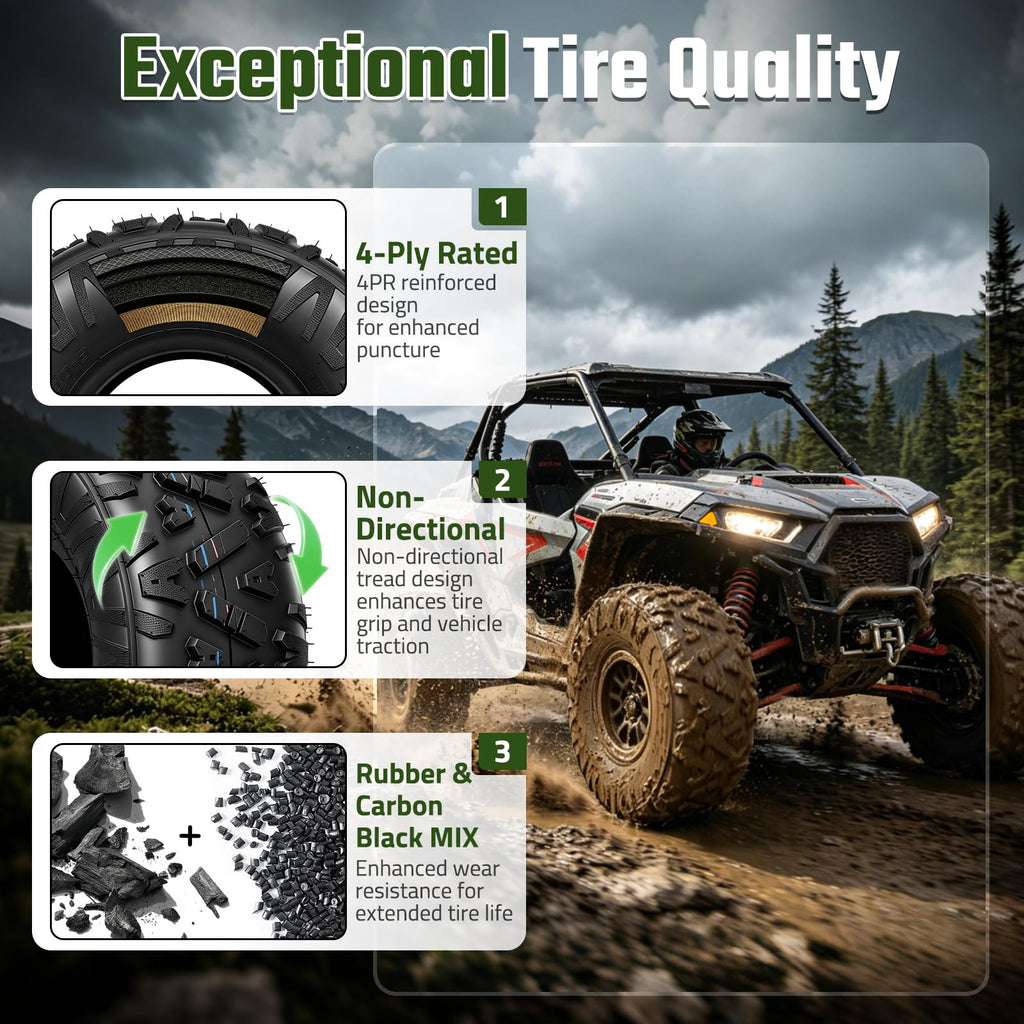 19x7-8 All Terrain Tubeless Set of 2 Tires C621714