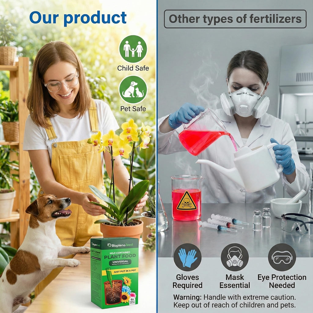 Liquid Plant Food Fertilizer 6-Pack Concentrated Nutrient Solution W69037
