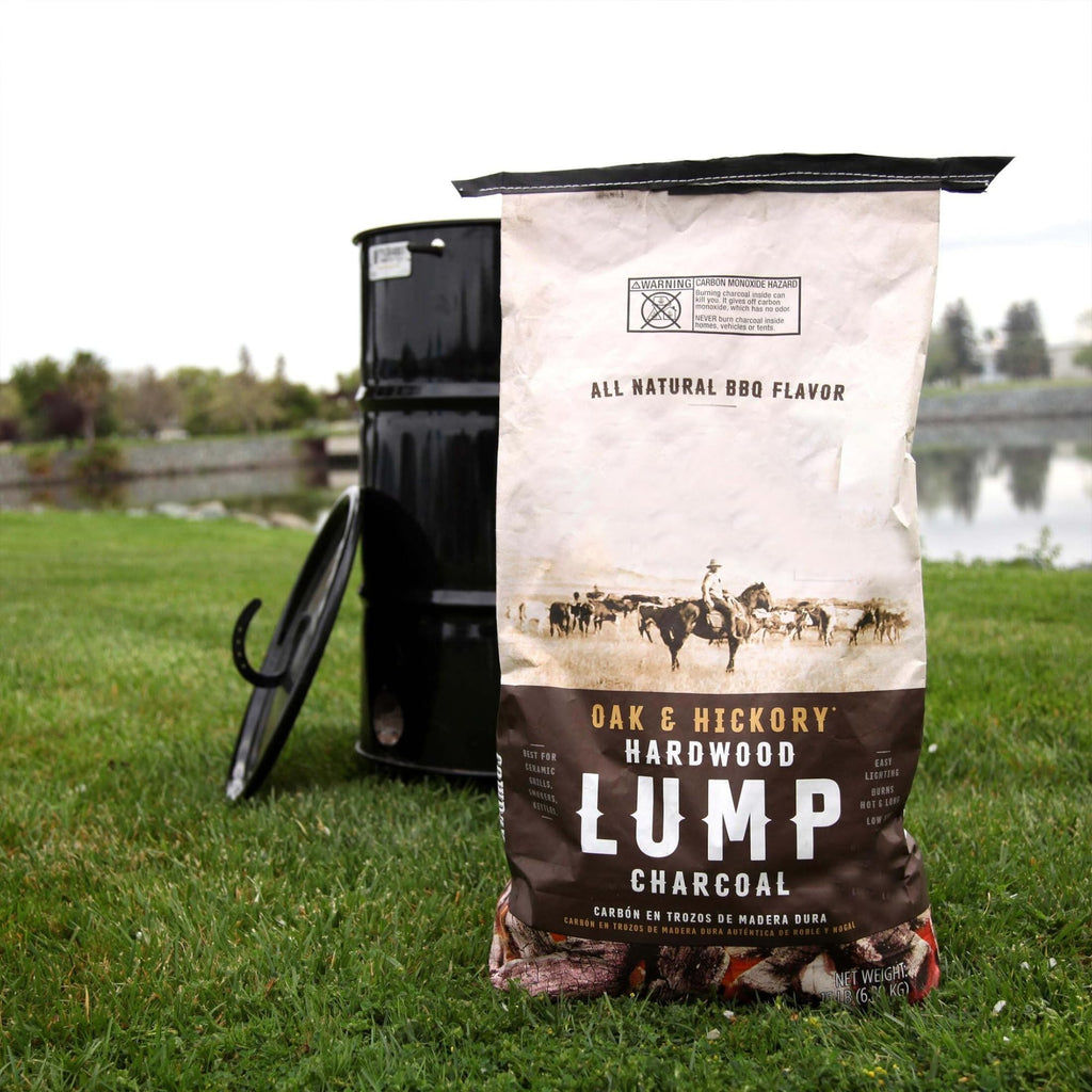 Oak & Hickory Hardwood Lump Charcoal 2 Pack 15 Lbs R397482