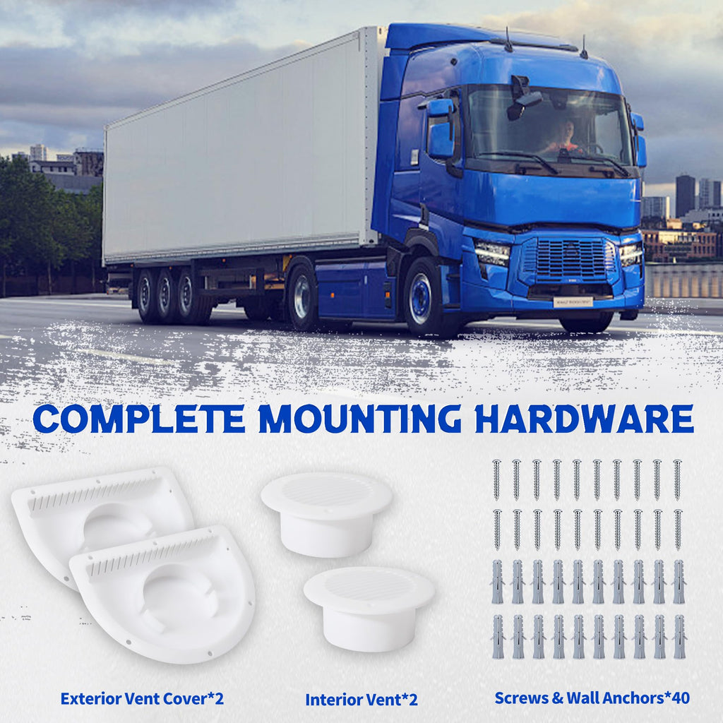 RV Vent Covers with Mounting Hardware H33277