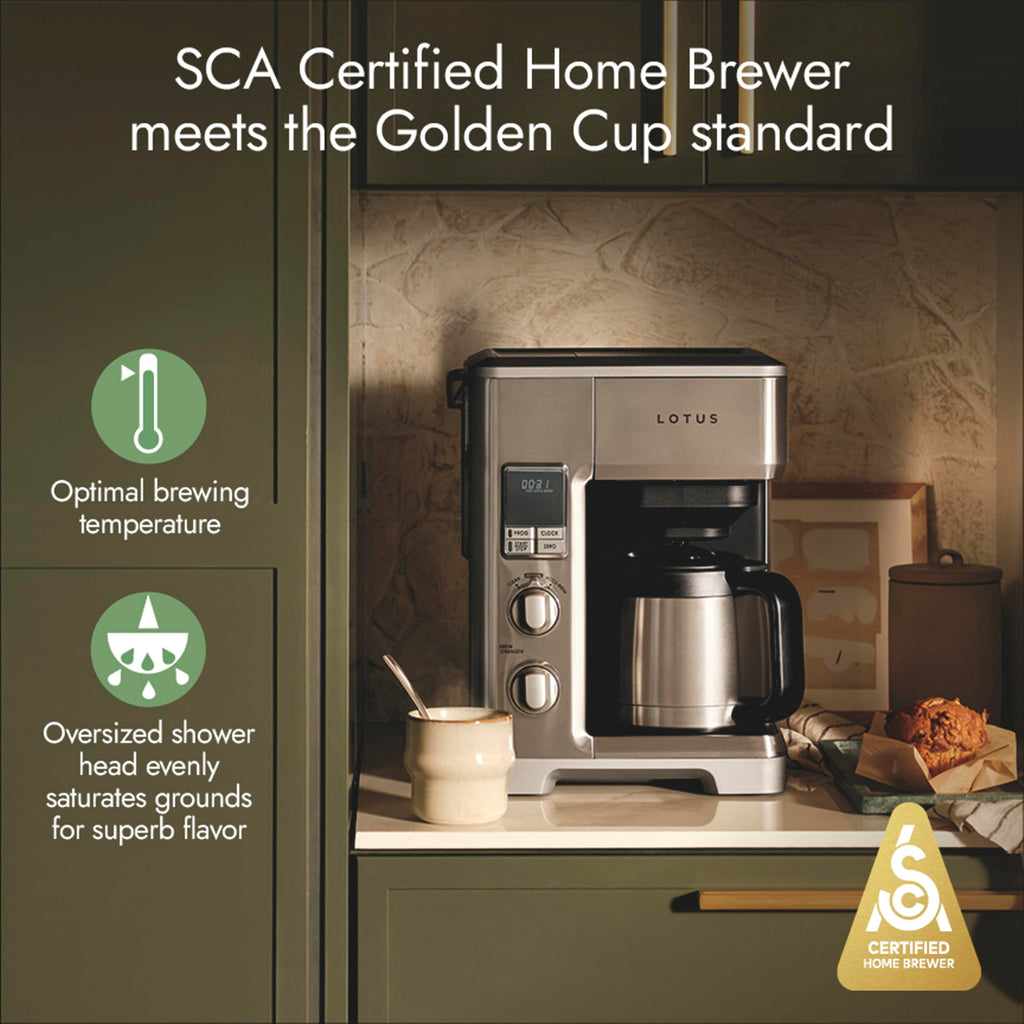 Programmable 10-Cup Stainless Steel Coffee Maker I743