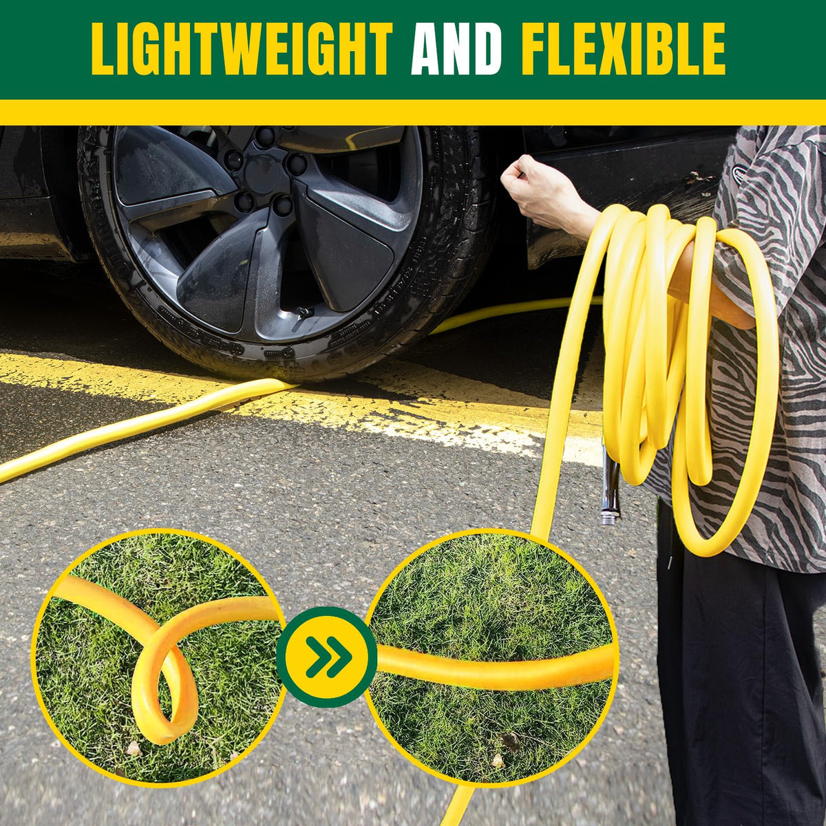 Lightweight Kink Free 5/8" x 100 FT Garden Hose I479741