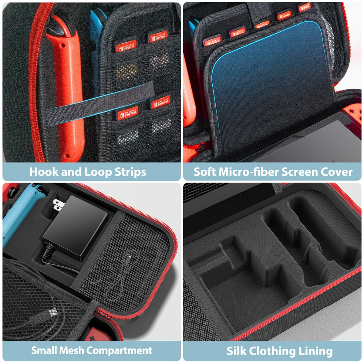 Switch OLED Carrying Case with 20 Games H534908