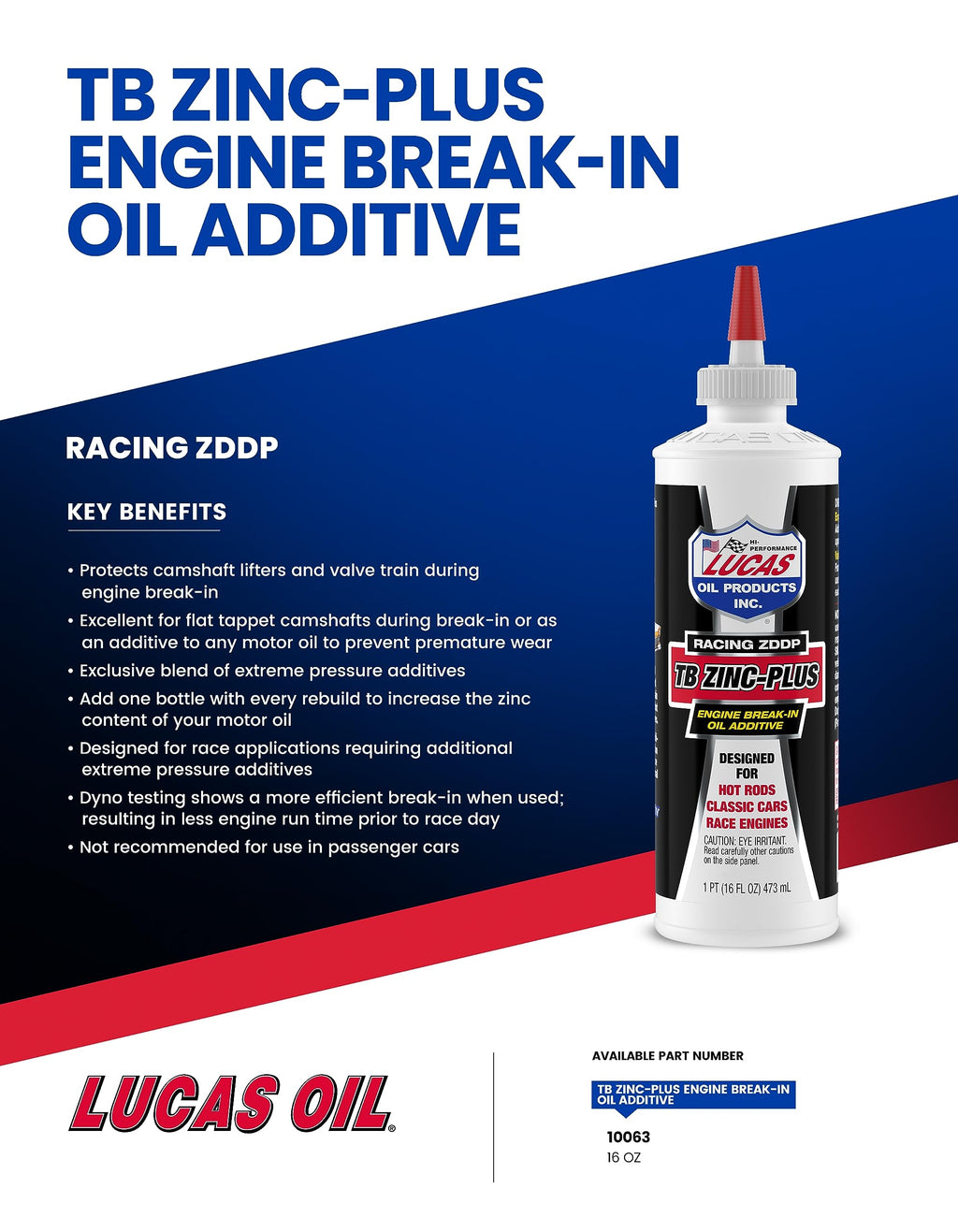 Engine Break in Oil Additive 16 Ounce Pack of 2 G2793