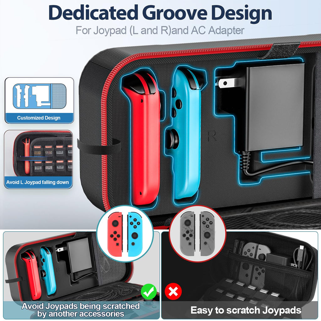 Switch OLED Carrying Case with 20 Games H534908