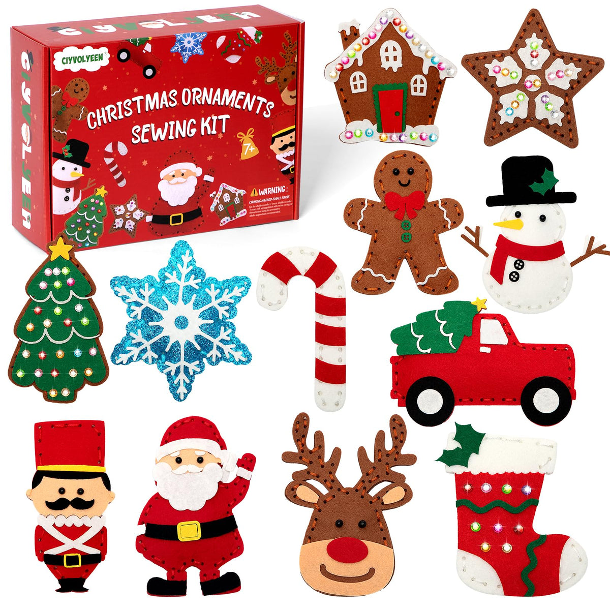 Christmas Sewing Kit for Kids K626